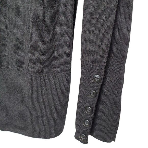 NEW Lane Bryant Light Weight Wool Blend Sweater 18/20 V Neck Black Long Sleeve - Picture 2 of 4